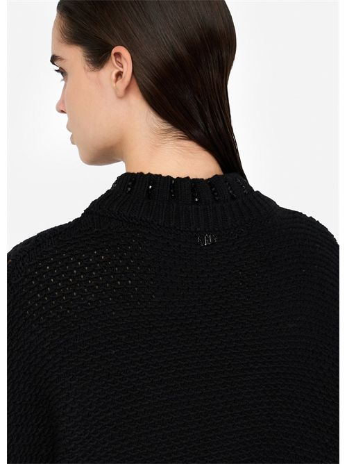 Maglia in lana con traforature LIU JO | MF5442MA93O/22222